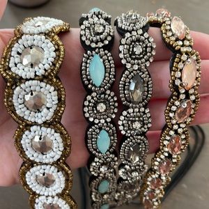 Lot of beaded headbands